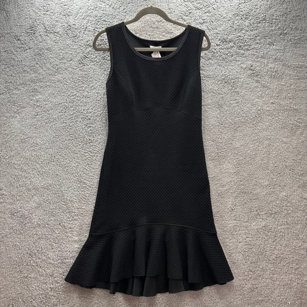 Max Studio NWT Medium Black Sleeveless Dress Flair Bottom Cocktail Party Evening - Picture 7 of 11